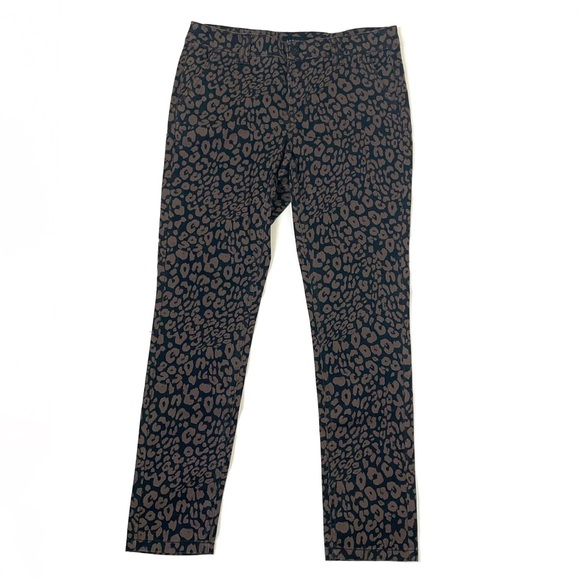 Sanctuary Brown Leopard Cropped Pant Size 27 - Picture 3 of 13